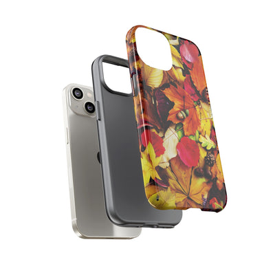 Aesthetic Tough Fall Leaves Foliage Premium Phone Case - For iPhone 17 Pro Max iPhone 16 Pro iPhone 15 Iphone 14 Plus 13 Pro 12 11 10 XR - Studio40ParkLane