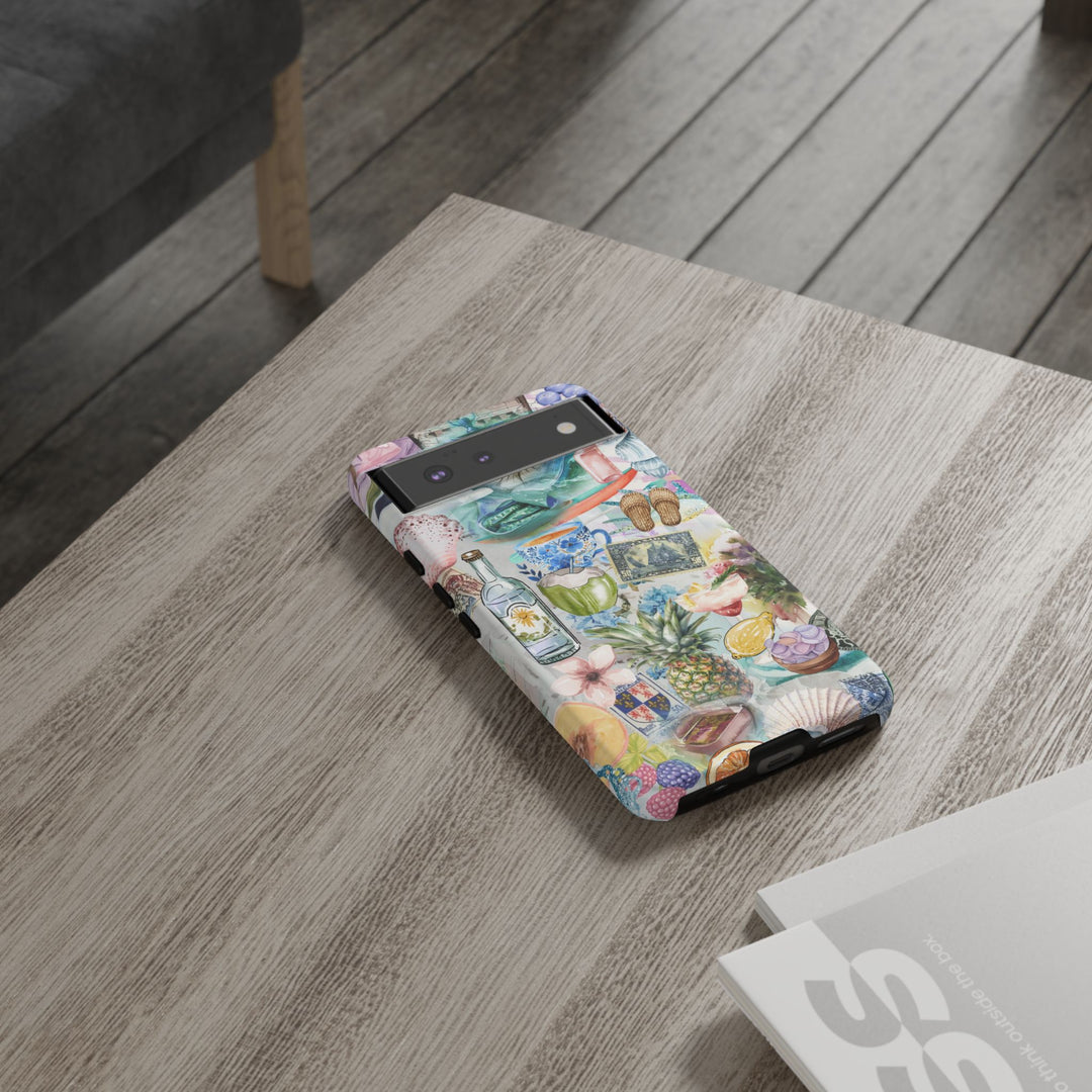 Impact Resistant, Travel Coquette Collage, Cute Phone Cases for Samsung S24, S23, S22, S21, IPhone 15 pro Iphone 14 pro Iphone 13 IPhone 12 Iphone 11 - Studio40ParkLane