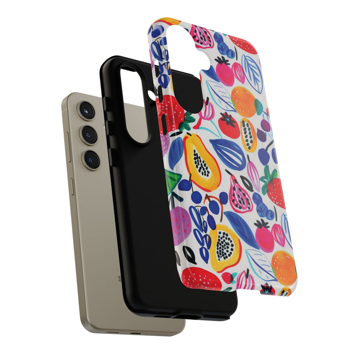Premium Tough Summer Fruit Collage Gift for Her Cute Phone Cases for Samsung and Iphone, 16, 15, 14, S24, S23, S22, S21, S20, Plus, Ultra, Pro - Studio40ParkLane