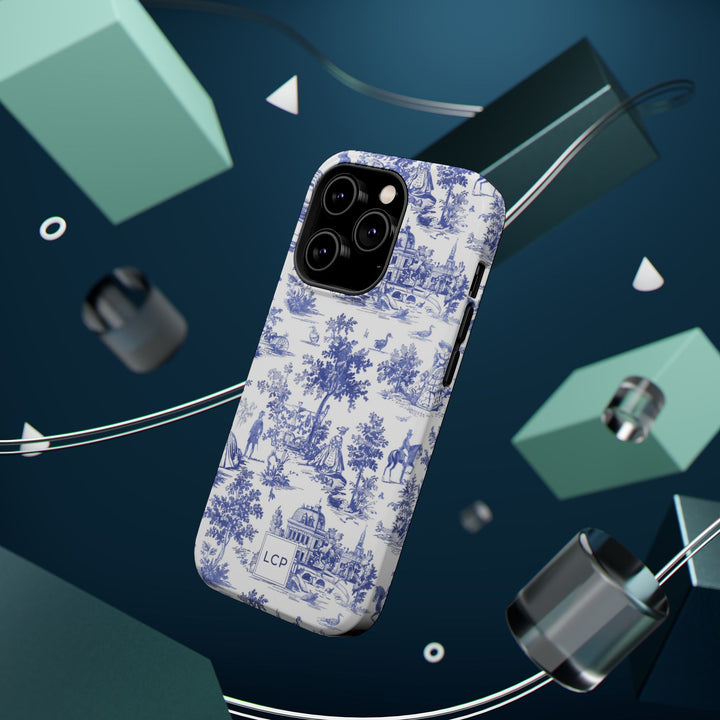 Custom Personalized French Toile Magsafe Phone Case for Iphone 18 - iPhone 17 Pro Max Air Plus 15 14 13 12 11, Samsung Galaxy Phone Cases - Studio40ParkLane