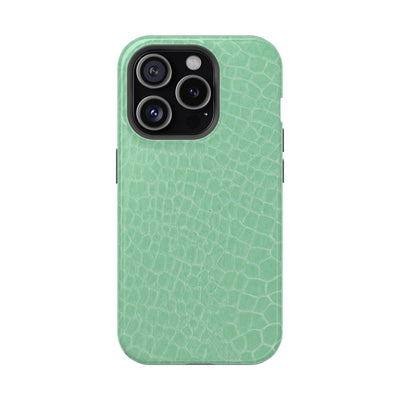 Non Leather Mint Color Pattern Magsafe Cute Phone Case for Iphone Gift for Her, | iPhone 15 Case | iPhone 15 Pro Max Case, Iphone 14, Iphone 14 Pro Max, Iphone 13, Iphone 16 - Studio40ParkLane