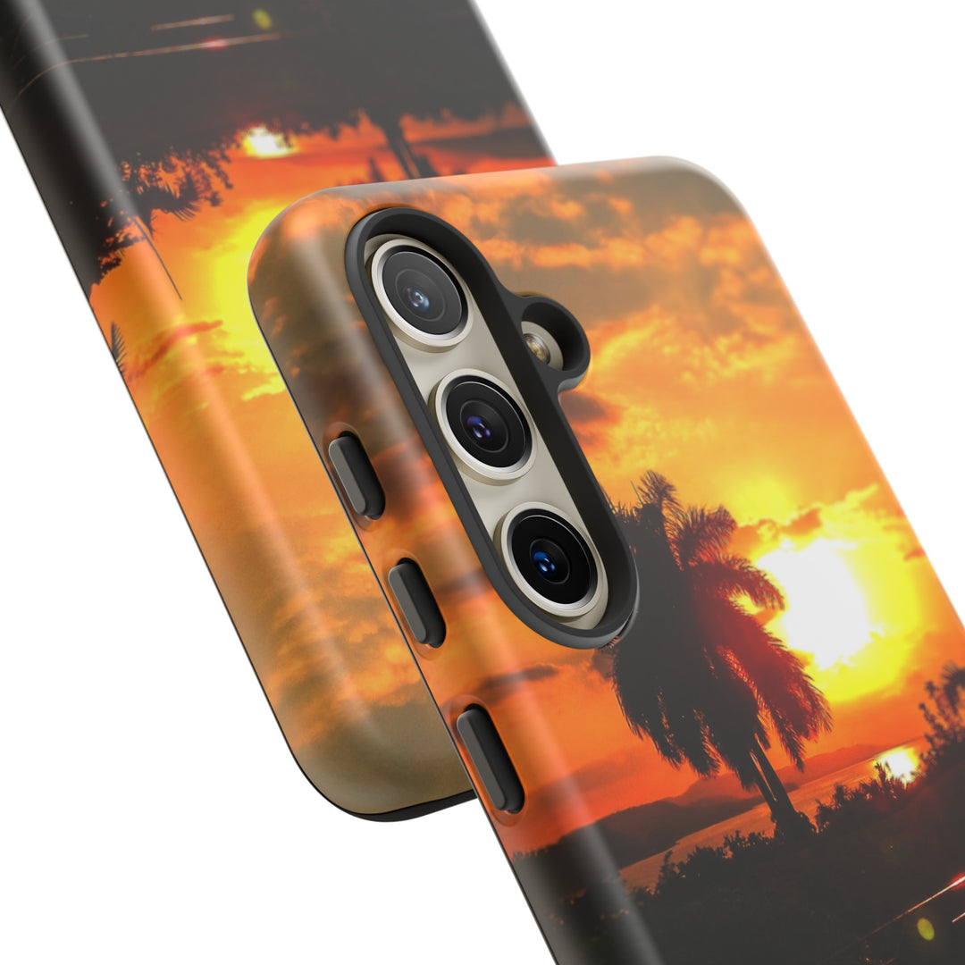 Cute Samsung Case | Cool Iphone Case | Summer Jamaica Pool Sunset, Samsung S24, S23, S22, S21, IPhone 15 Case | Iphone 14 Case, Iphone 13 Case - Studio40ParkLane