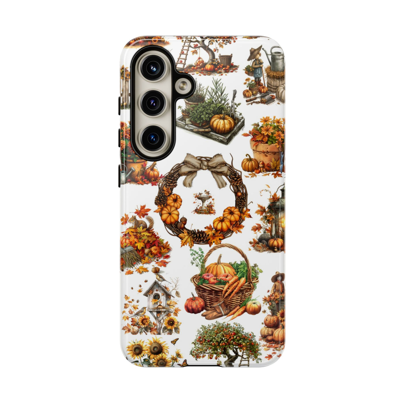 Impact Resistant, Fall Leaves Collage, Cute Phone Cases for Samsung S24, S23, S22, S21, IPhone 15 pro Iphone 14 pro Iphone 13 IPhone 12 Iphone 11