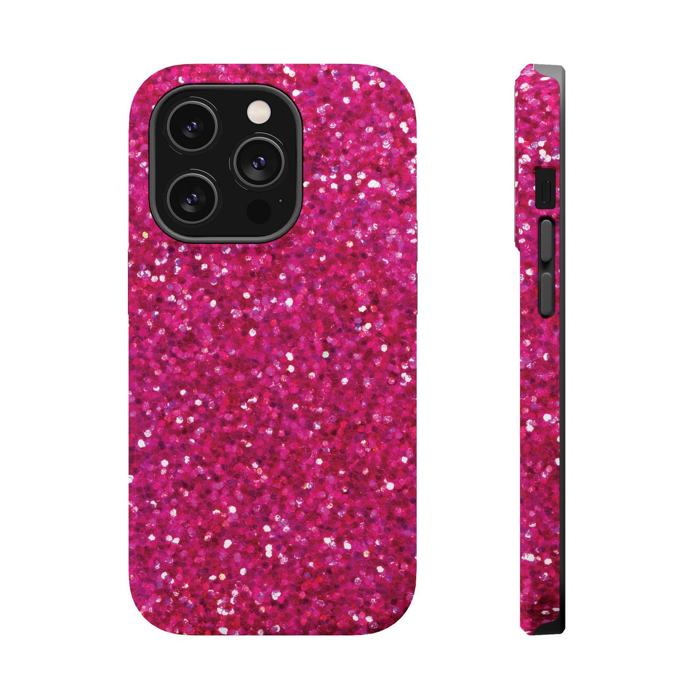 Non Glitter Pink Color Composition Magsafe Cute Phone Case for Iphone Gift for Her,  | iPhone 15 Case | iPhone 15 Pro Max Case, Iphone 14, Iphone 14 Pro Max, Iphone 13, Iphone 16