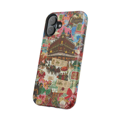 Aesthetic Tough Magsafe London Coquette Collage Phone Case - For iPhone 17 Pro Max iPhone 16 Pro iPhone 15 Iphone 14 Plus 13 Pro 12 11 10 - Studio40ParkLane
