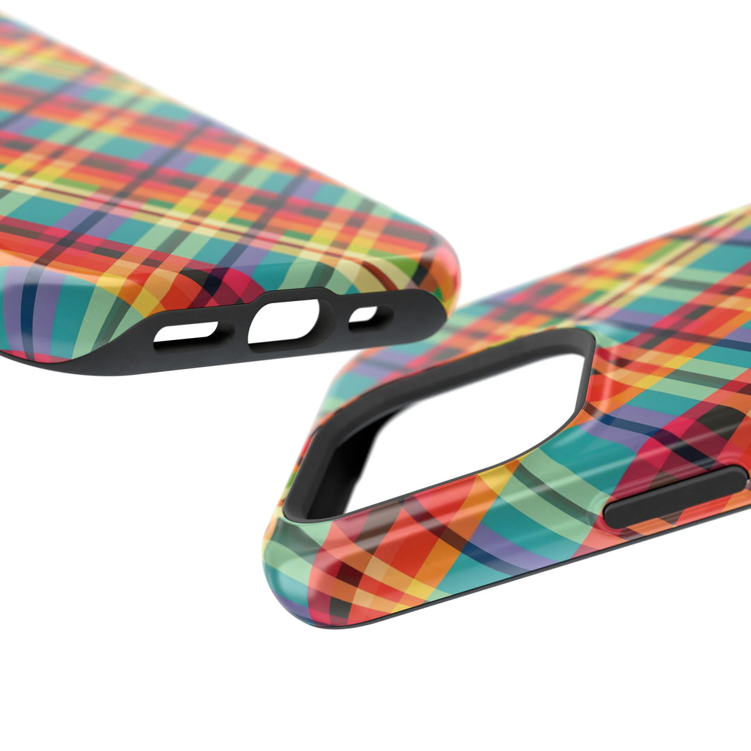 Checkered Plaid Magsafe Gift for Her Cute Phone Case for Iphone, | iPhone 16 | iPhone 15 Pro Max, Iphone 14 Pro Max, 13 12 11 10 9 8 7 - Studio40ParkLane