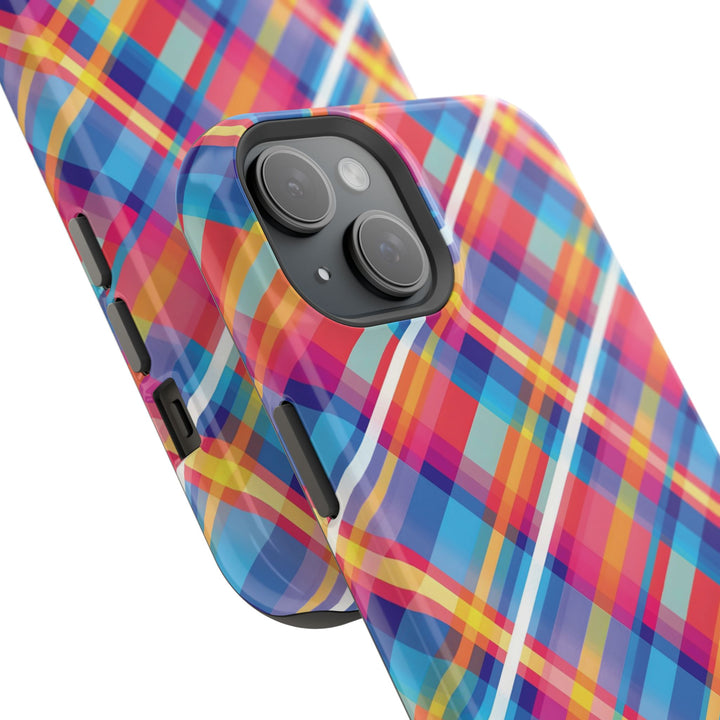 Checkered Plaid Magsafe Gift for Her Cute Phone Case for Iphone, | iPhone 16 | iPhone 15 Pro Max, Iphone 14 Pro Max, 13 12 11 10 9 8 7 - Studio40ParkLane