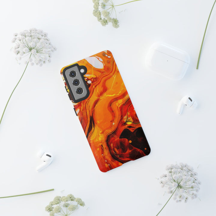 Impact Resistant, Fall Colors Marble, Cute Phone Cases for Samsung S24, S23, S22, S21, IPhone 15 pro Iphone 14 pro Iphone 13 IPhone 12 Iphone 11 - Studio40ParkLane