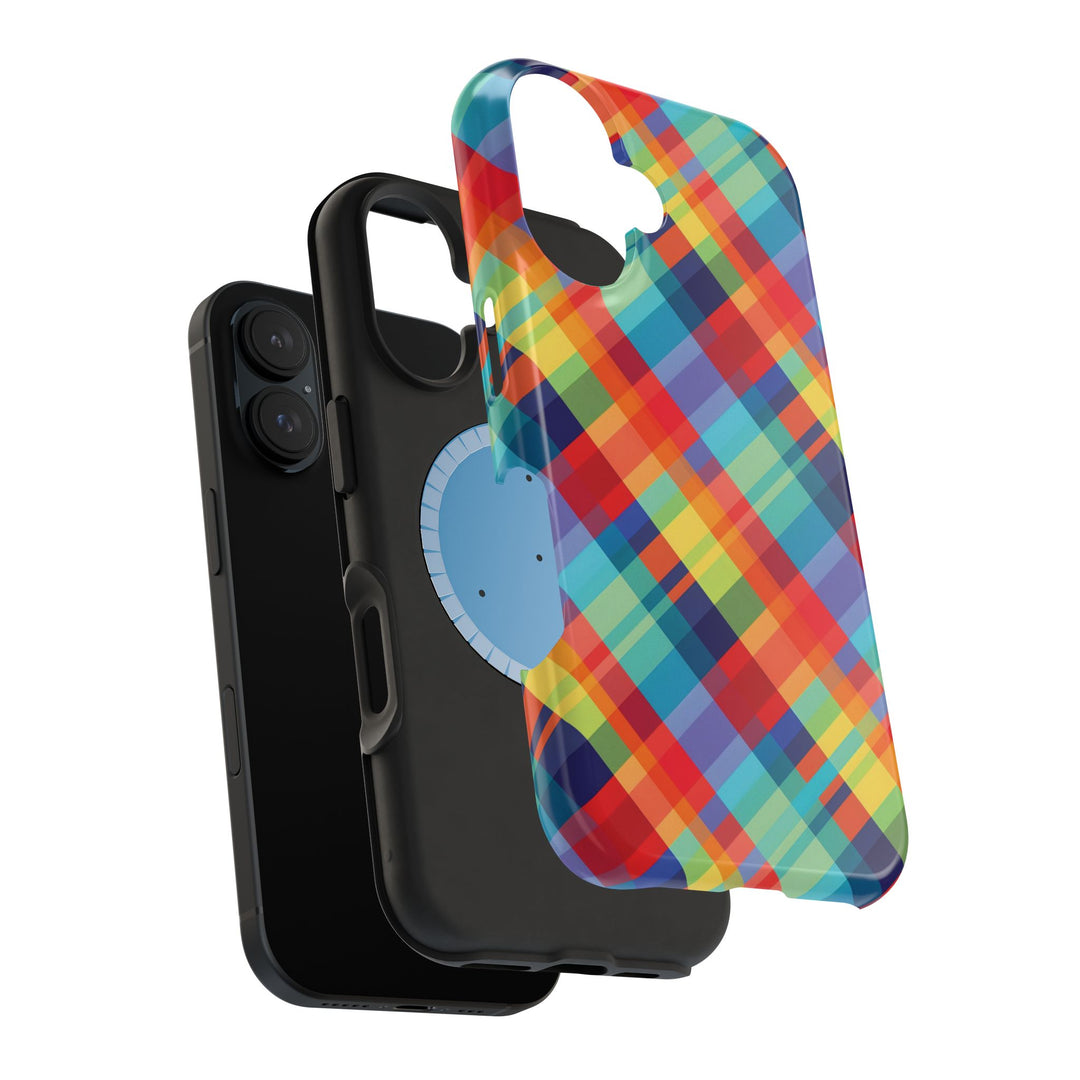 Checkered Plaid Magsafe Gift for Her Cute Phone Case for Iphone, | iPhone 16 | iPhone 15 Pro Max, Iphone 14 Pro Max, 13 12 11 10 9 8 7 - Studio40ParkLane