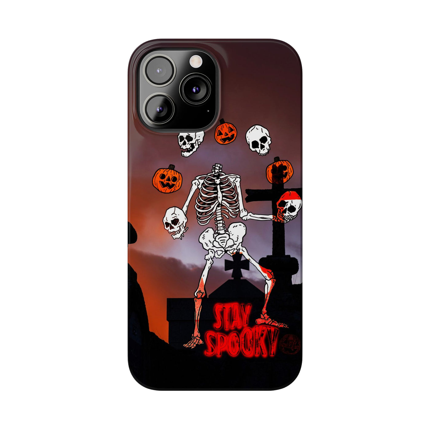 Slim Halloween Spooky Slim Cute Phone Cases for Iphone  | iPhone 15 Case | iPhone 15 Pro Max Case, Iphone 14, Iphone 14 Pro Max, Iphone 13