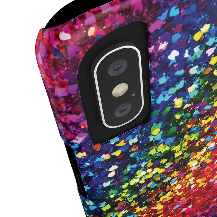 Slim Personalized Slim Muted Faux Play on Glitter Effect Cute Phone Cases for Iphone 16 Pro Max | iPhone 15 Case | iPhone 15 Pro Max Case, Iphone 14, Iphone 14 Pro Max, Iphone 13 12 11 8 7 - Studio40ParkLane