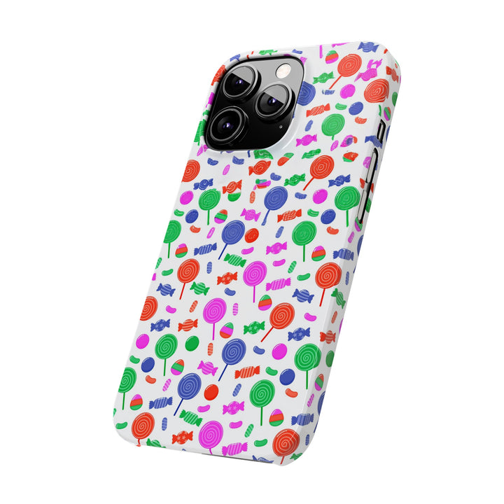 Slim Cute Phone Cases for Iphone - | iPhone 15 Case | iPhone 15 Pro Max Case, Iphone 14 Case, Iphone 14 Pro Max, Iphone 13, Summer Lollipops Red - Studio40ParkLane