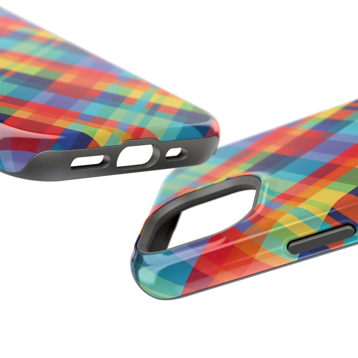 Checkered Plaid Magsafe Gift for Her Cute Phone Case for Iphone, | iPhone 16 | iPhone 15 Pro Max, Iphone 14 Pro Max, 13 12 11 10 9 8 7 - Studio40ParkLane