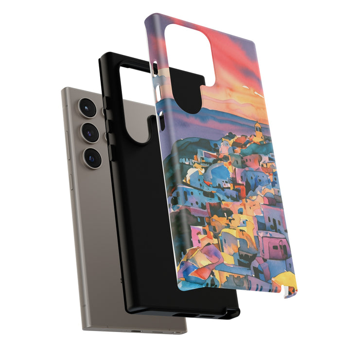 Impact Resistant, Greek Sunset, Cute Phone Cases for Samsung S24, S23, S22, S21, IPhone 15 pro Iphone 14 pro Iphone 13 IPhone 12 Iphone 11 - Studio40ParkLane