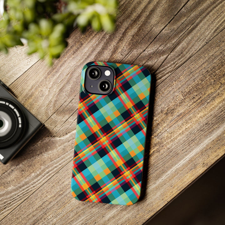 Slim Checkered Plaid Gift for Her Cute Phone Cases for Iphone 16 Pro Max | iPhone 15 Case | iPhone 15 Pro Max Case, Iphone 14, 13, 12, 11, 10, 8, 7 - Studio40ParkLane