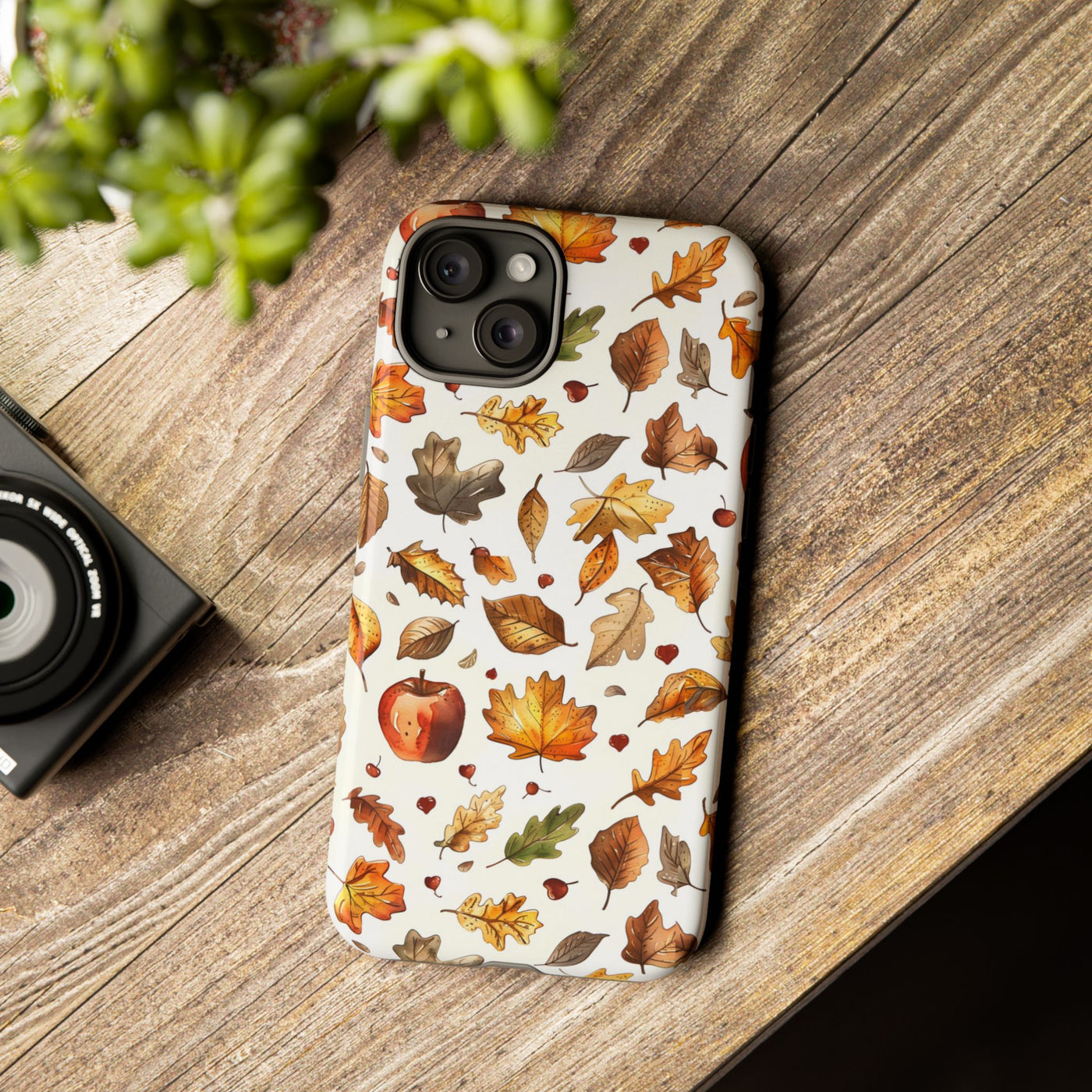 Autumn Fall Leaves Gift for Her Cute Phone Case for, Samsung Galaxy S24, S23, S22, S21, IPhone 16 Case | Iphone 15, Iphone 14, IPhone 13 Case