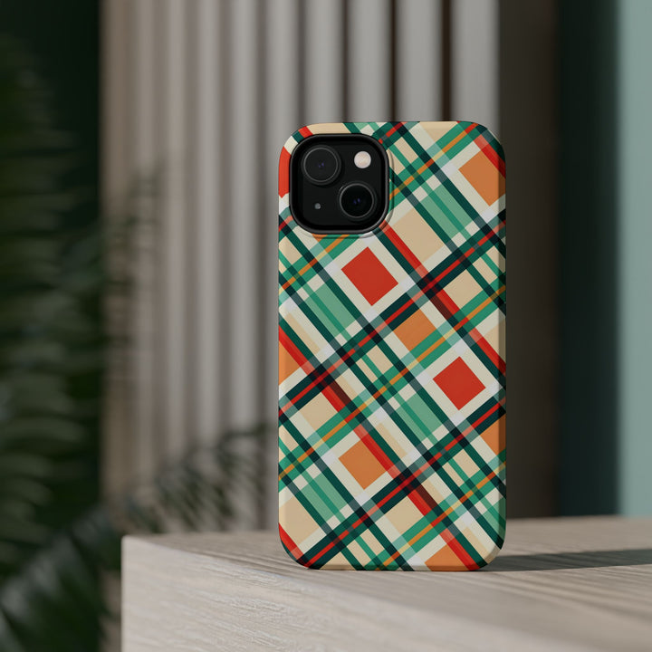 Checkered Plaid Magsafe Gift for Her Cute Phone Case for Iphone, | iPhone 16 | iPhone 15 Pro Max, Iphone 14 Pro Max, 13 12 11 10 9 8 7 - Studio40ParkLane