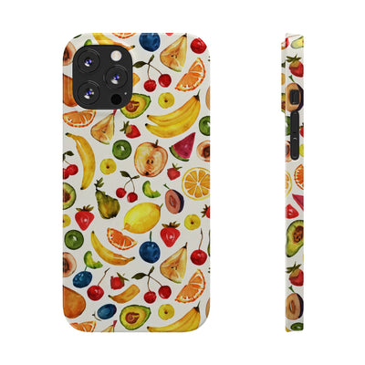 Fruit Mix Display Slim Cute Phone Cases for Iphone  | iPhone 15 Case | iPhone 15 Pro Max Case, Iphone 14, Iphone 14 Pro Max, Iphone 13