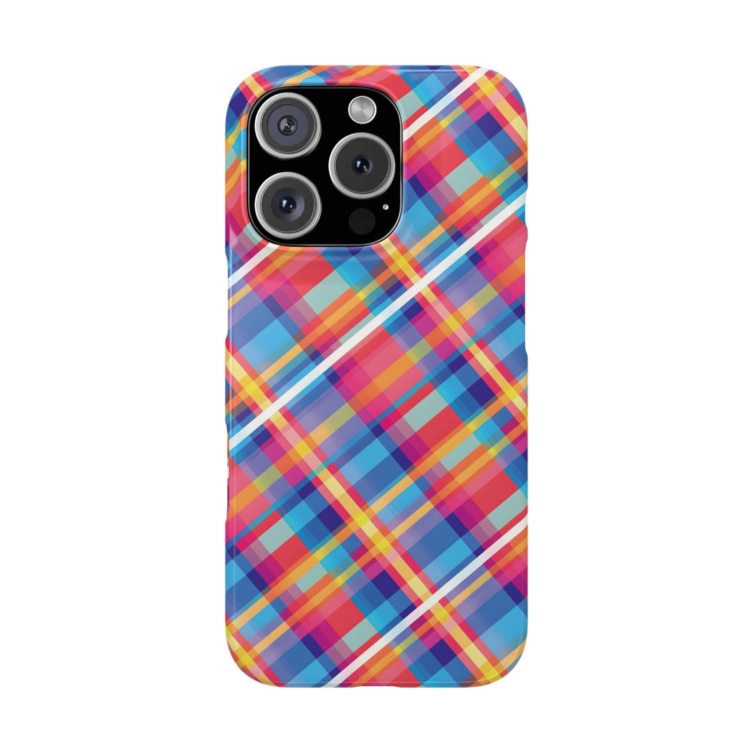 Slim Checkered Plaid Gift for Her Cute Phone Cases for Iphone 16 Pro Max | iPhone 15 Case | iPhone 15 Pro Max Case, Iphone 14, 13, 12, 11, 10, 8, 7 - Studio40ParkLane