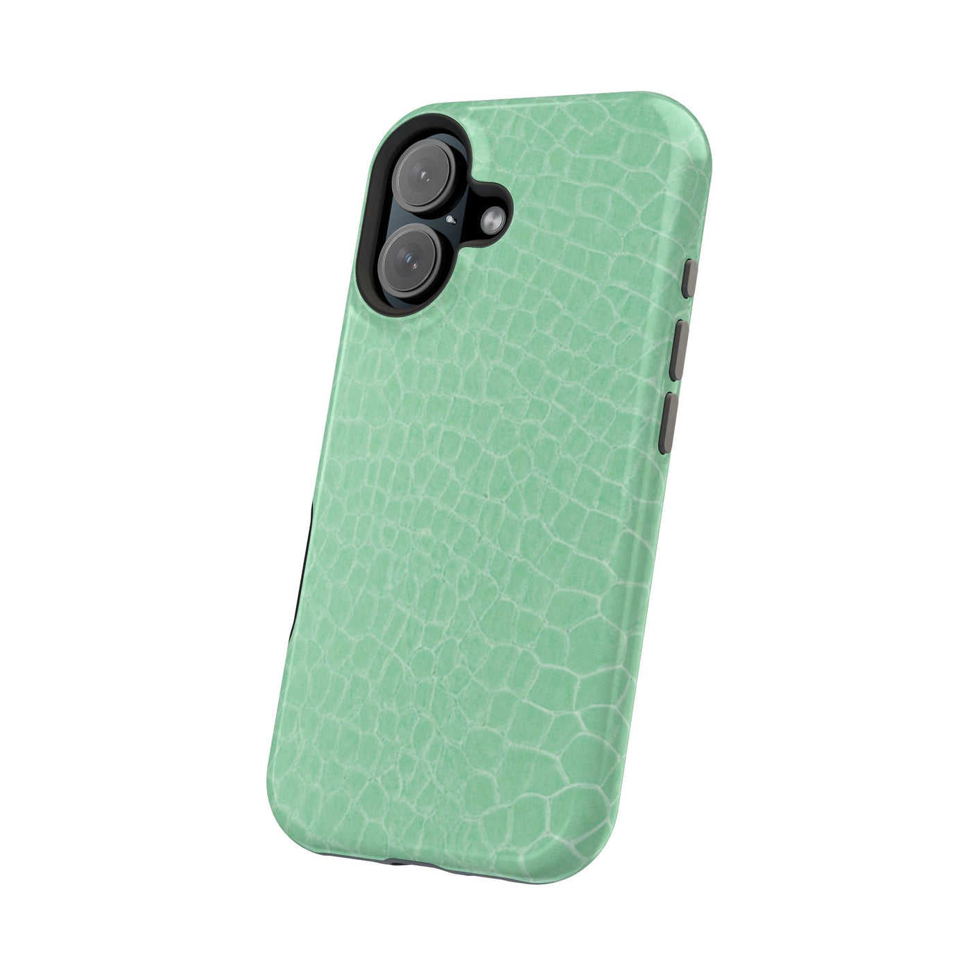 Non Leather Mint Color Pattern Magsafe Cute Phone Case for Iphone Gift for Her, | iPhone 15 Case | iPhone 15 Pro Max Case, Iphone 14, Iphone 14 Pro Max, Iphone 13, Iphone 16 - Studio40ParkLane
