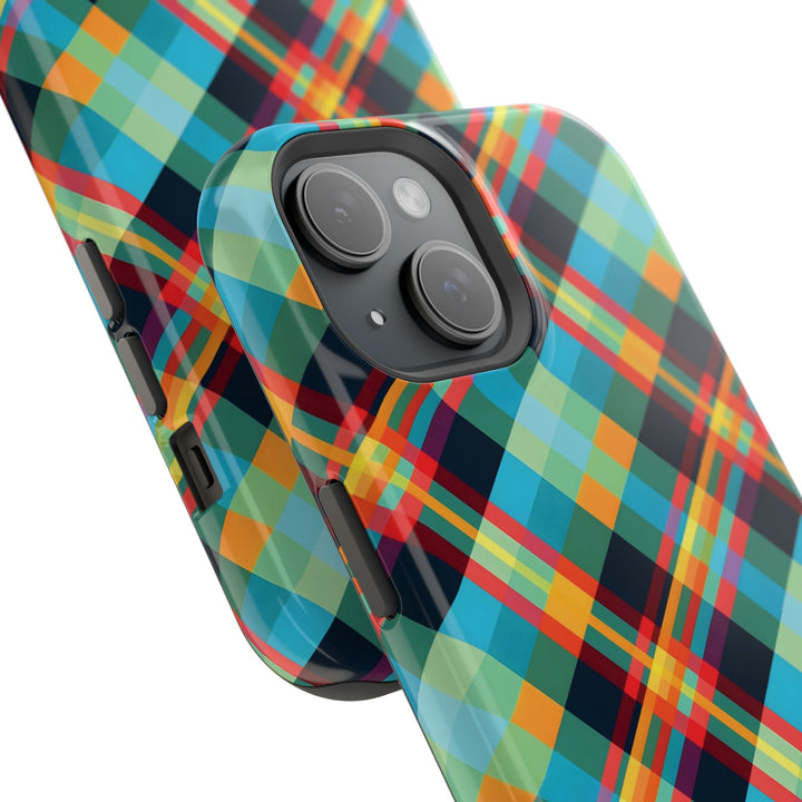 Checkered Plaid Magsafe Gift for Her Cute Phone Case for Iphone, | iPhone 16 | iPhone 15 Pro Max, Iphone 14 Pro Max, 13 12 11 10 9 8 7 - Studio40ParkLane