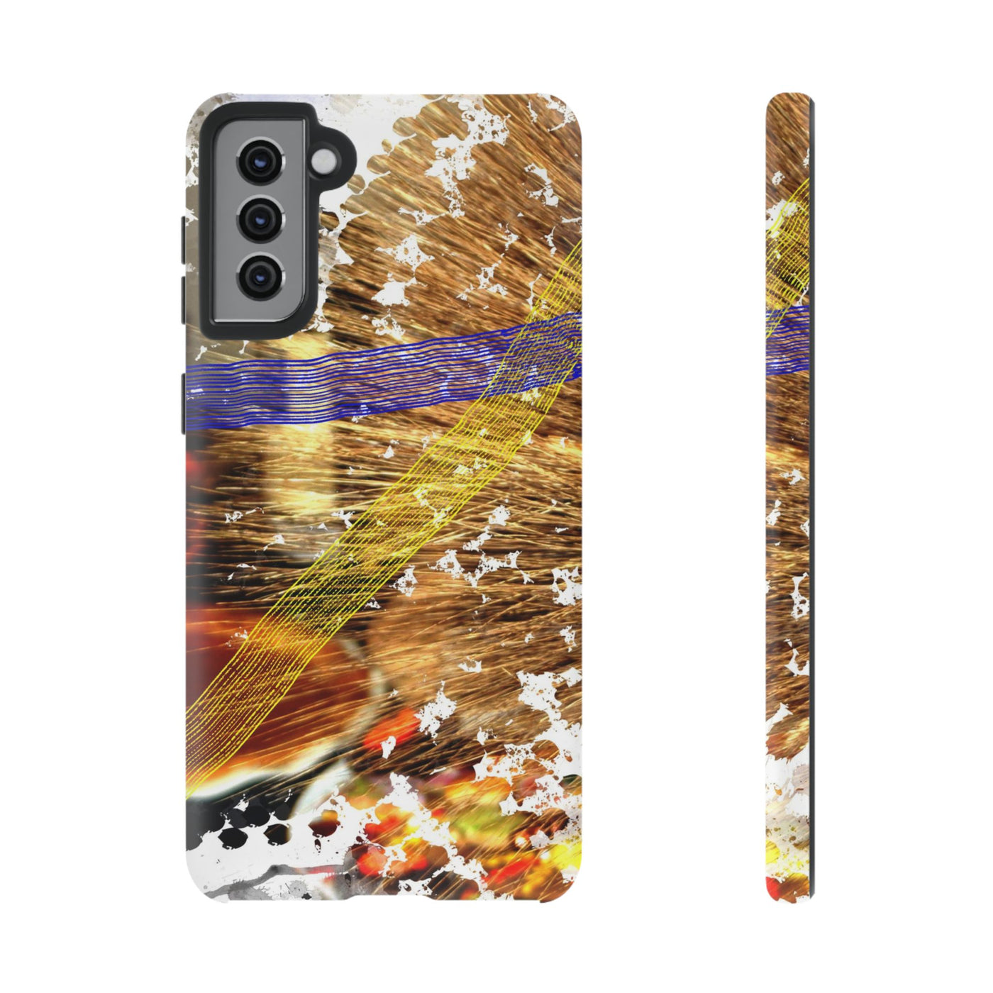 Impact Resistant, Pecan Pie Abstract, Cute Phone Cases for Samsung S24, S23, S22, S21, IPhone 15 pro Iphone 14 pro Iphone 13 IPhone 12 Iphone 11