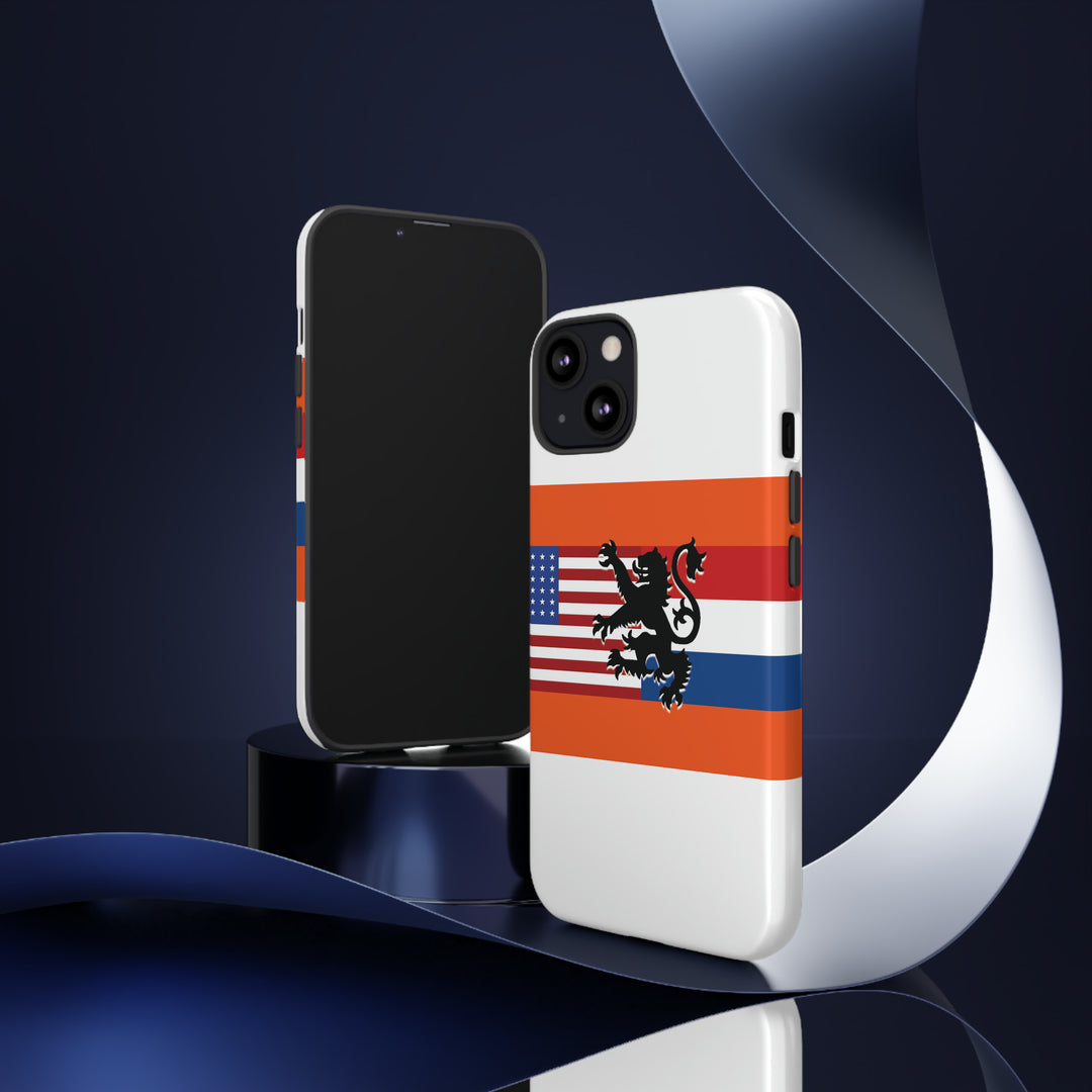 Cute IPhone Case | iPhone 15 Case | iPhone 15 Pro Max Case, Iphone 14 Case, Iphone 14 Pro Max Case IPhone Case for Art Lovers, Dutch US Flag - Studio40ParkLane