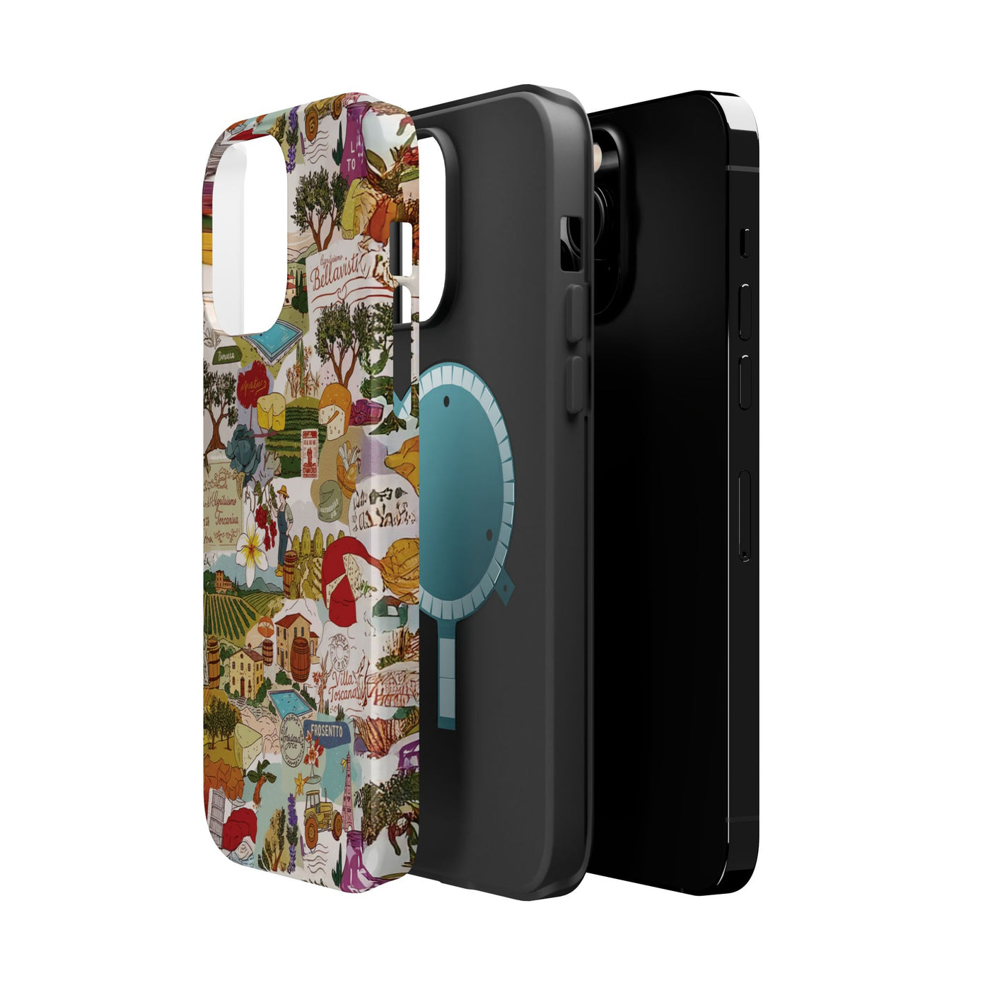 Italy Tuscany Coquette Collage Tough Magsafe Cute Phone Cases for Iphone | iPhone 17 Pro Max Case, Iphone 16, Iphone 15 14 13 12 11 10 9 - Studio40ParkLane