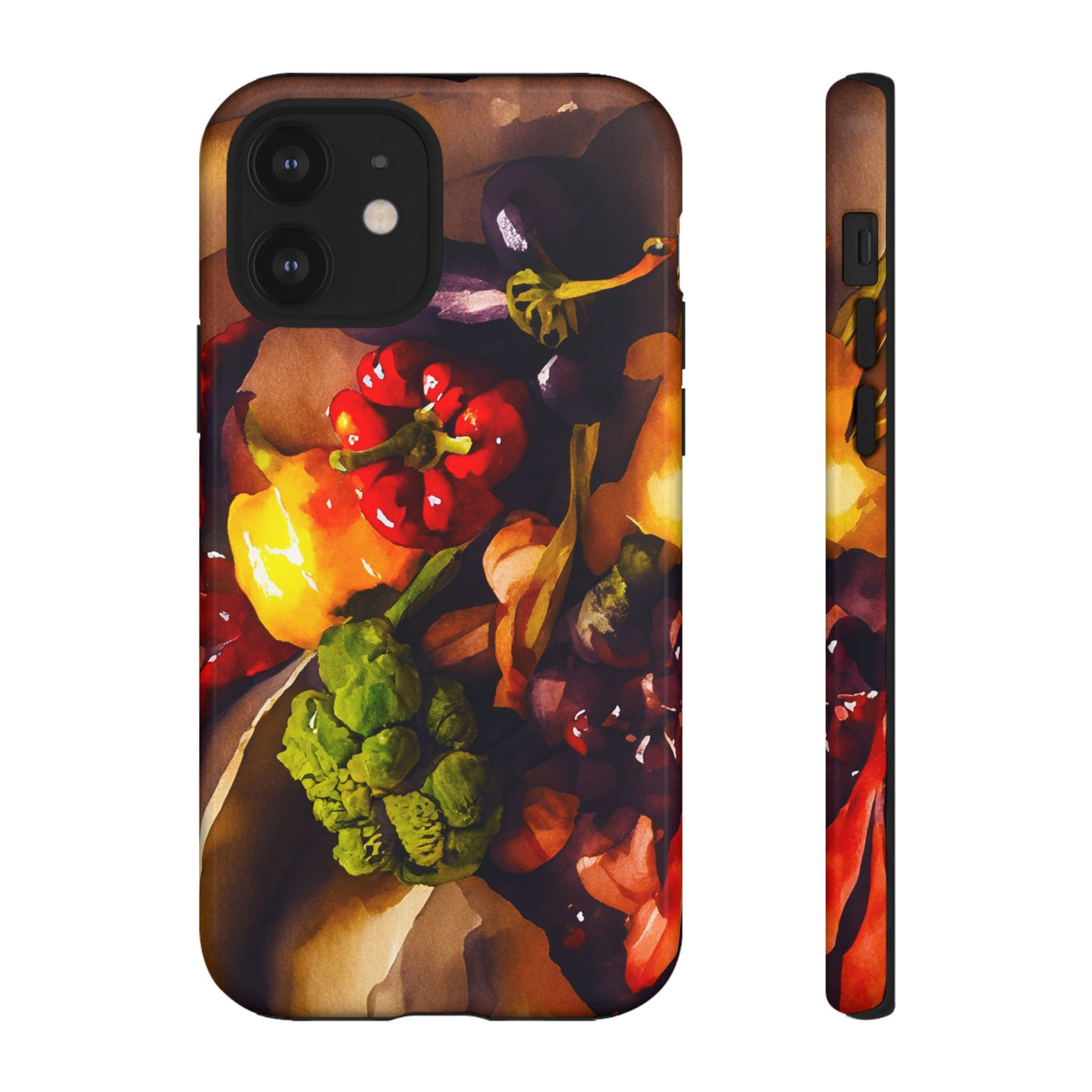 Impact Resistant, Fall Farm Vegetables, Cute Phone Cases for Samsung S24, S23, S22, S21, IPhone 15 pro Iphone 14 pro Iphone 13 IPhone 12 Iphone 11