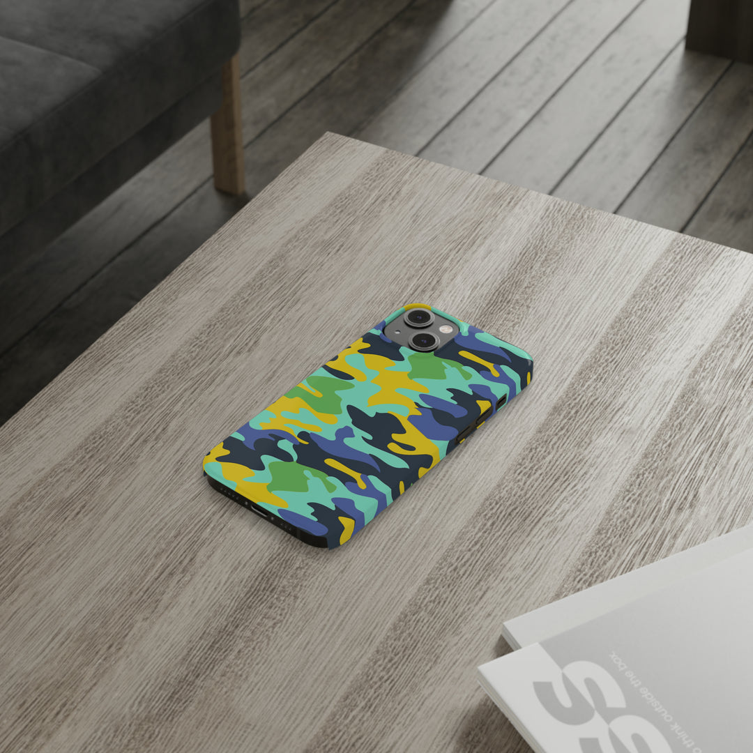 Slim Cute Phone Cases for Iphone - | iPhone 15 Case | iPhone 15 Pro Max Case, Iphone 14 Case, Iphone 14 Pro Max, Iphone 13, Late Spring Camouflage - Studio40ParkLane