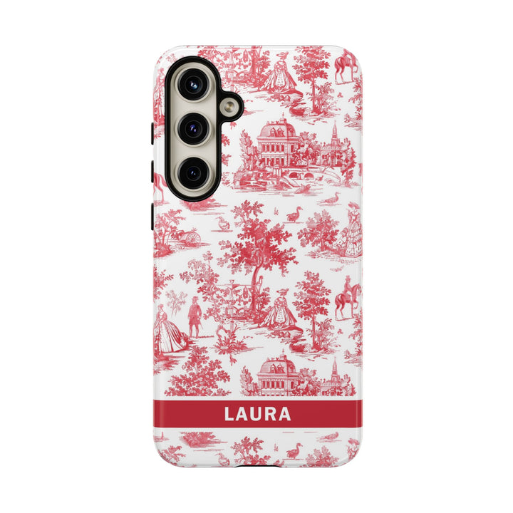 Premium Tough Personalized Initial Custom Gift Cute Phone Cases for Samsung Galaxy S24, S23, S22, S21 Plus, Ultra, Iphone 16, 15, 14 Pro Max - Studio40ParkLane