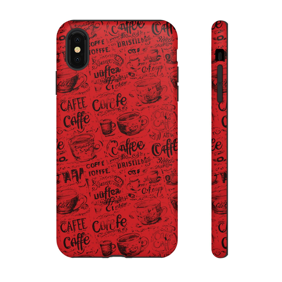 Cute IPhone Case | Red Black Coffee, iPhone 15 Case | iPhone 15 Pro Case, Iphone 14 Case, Iphone 14 Pro Max Case, Protective Iphone Case - Studio40ParkLane