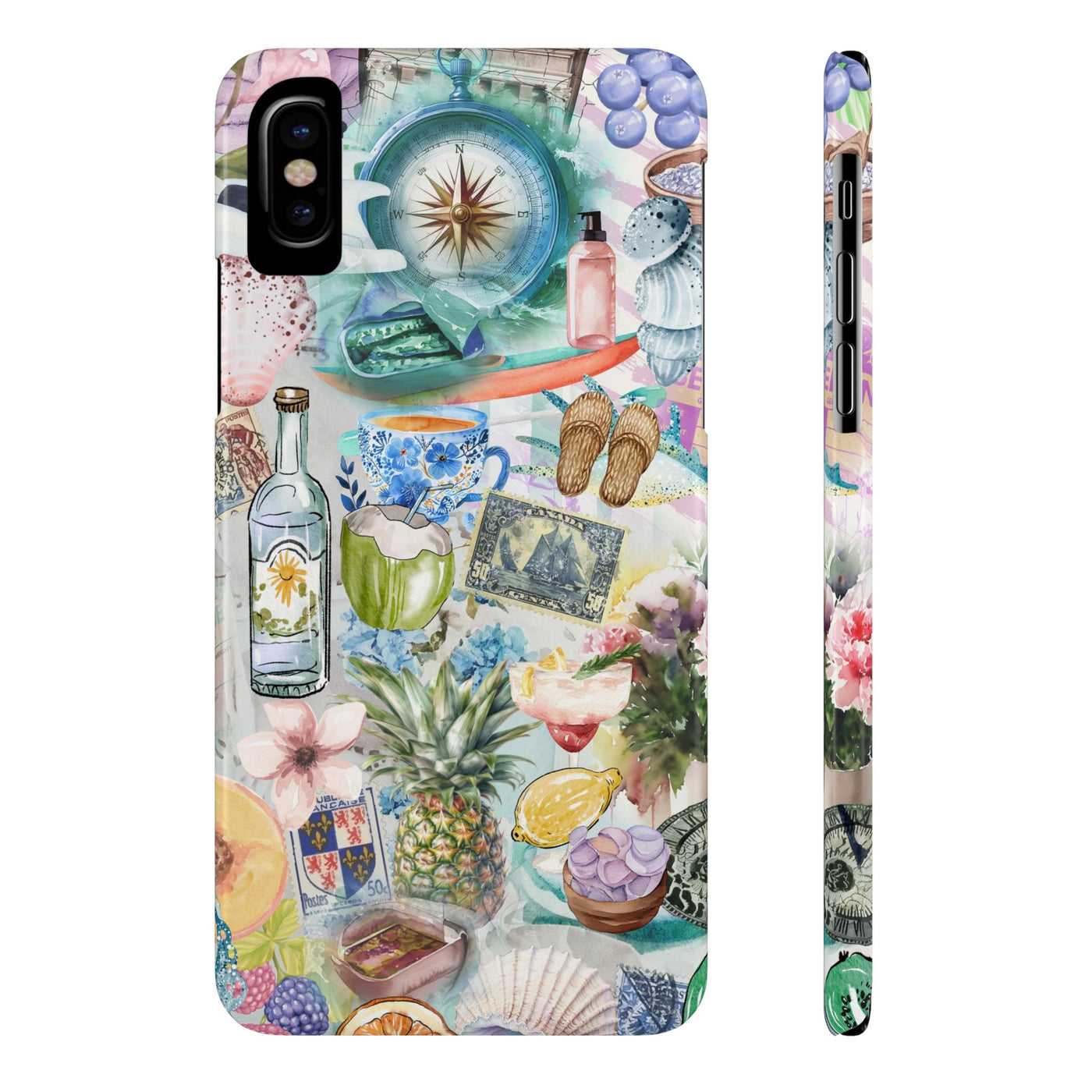 Slim Travel Coquette Collage Slim Cute Phone Cases for Iphone  | iPhone 15 Case | iPhone 15 Pro Max Case, Iphone 14, Iphone 14 Pro Max, Iphone 13