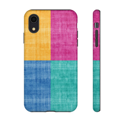 Impact Resistant, Colored Shapes, Cute Phone Cases for Samsung S24, S23, S22, S21, IPhone 15 pro Iphone 14 pro Iphone 13 IPhone 12 Iphone 11