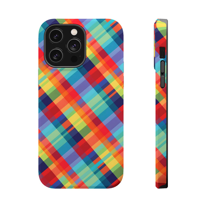 Checkered Plaid Magsafe Gift for Her Cute Phone Case for Iphone, | iPhone 16 | iPhone 15 Pro Max, Iphone 14 Pro Max, 13 12 11 10 9 8 7 - Studio40ParkLane
