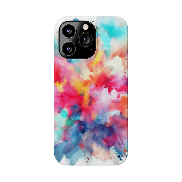 Slim Paint Splash Gift for Her Cute Phone Cases for Iphone 16 Pro Max | iPhone 15 Case | iPhone 15 Pro Max Case, Iphone 14, Iphone 14 Pro Max, Iphone 13 12 11 8 7 - Studio40ParkLane