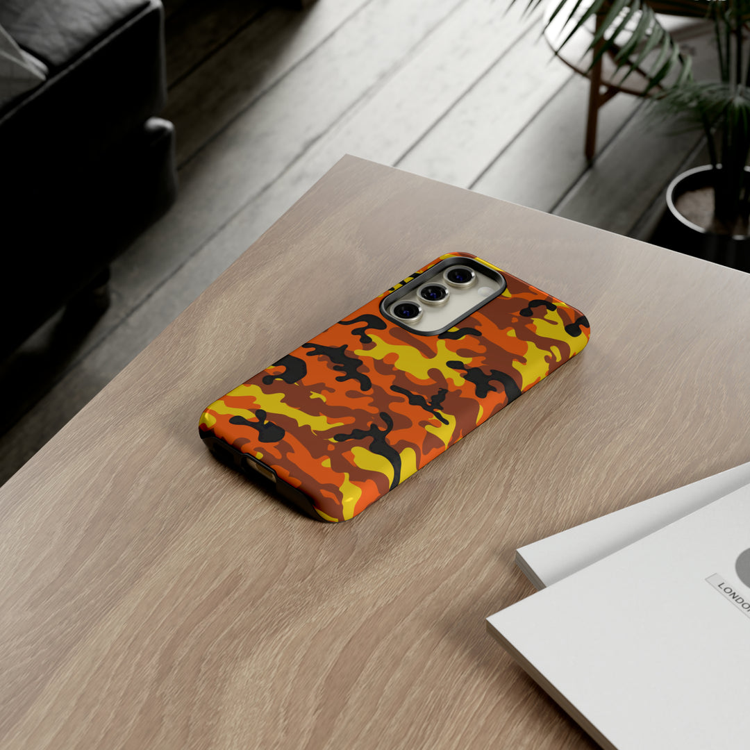 Cool Phone Case | Aesthetic Phone Case | Fall Camo | For Samsung Galaxy S23, S22, S21, S20 | Luxury Double Layer | Cute - Studio40ParkLane