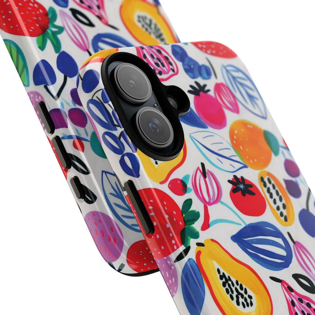 Summer Fruit Cute Tough Phone Case - For Apple iPhone Case 17, 16, 15 Pro Max, 14 Plus, 13 Pro, 12, Samsung Galaxy S26, S25, S24 Plus Ultra - Studio40ParkLane