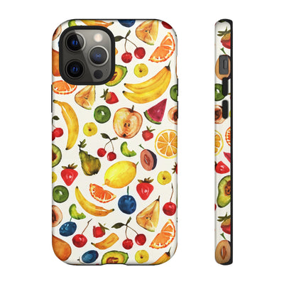 Impact Resistant, Mixed Fruits, Cute Phone Cases for Samsung S24, S23, S22, S21, IPhone 15 pro Iphone 14 pro Iphone 13 IPhone 12 Iphone 11