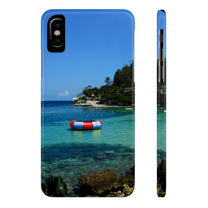 Slim Cute Phone Cases for Iphone - | iPhone 15 Case | iPhone 15 Pro Max Case, Iphone 14 Case, Iphone 14 Pro Max, Iphone 13, Summer Jamaica Beach - Studio40ParkLane