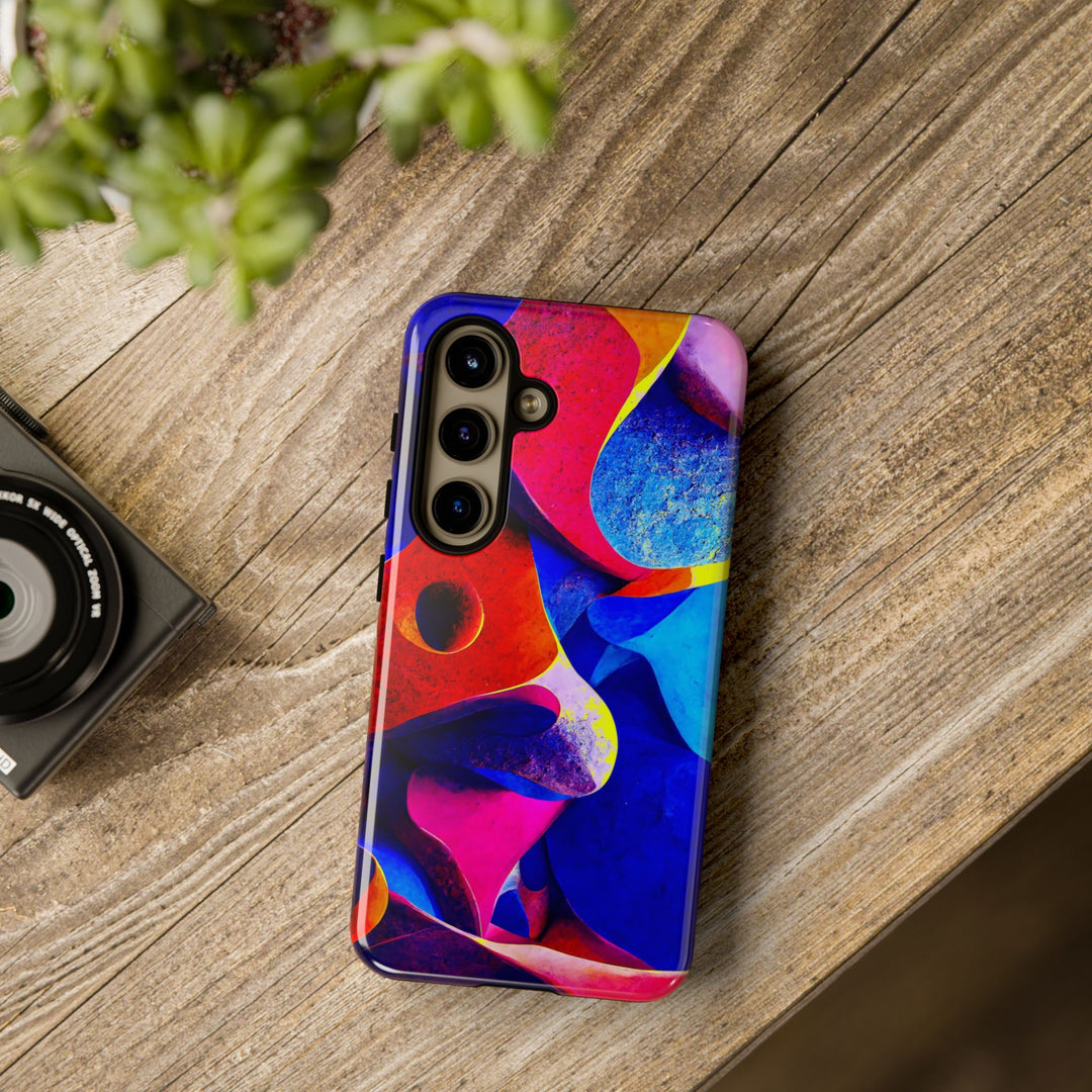Impact Resistant, Abstract Shapes, Cute Phone Cases for Samsung S24, S23, S22, S21, IPhone 15 pro Iphone 14 pro Iphone 13 IPhone 12 Iphone 11 - Studio40ParkLane