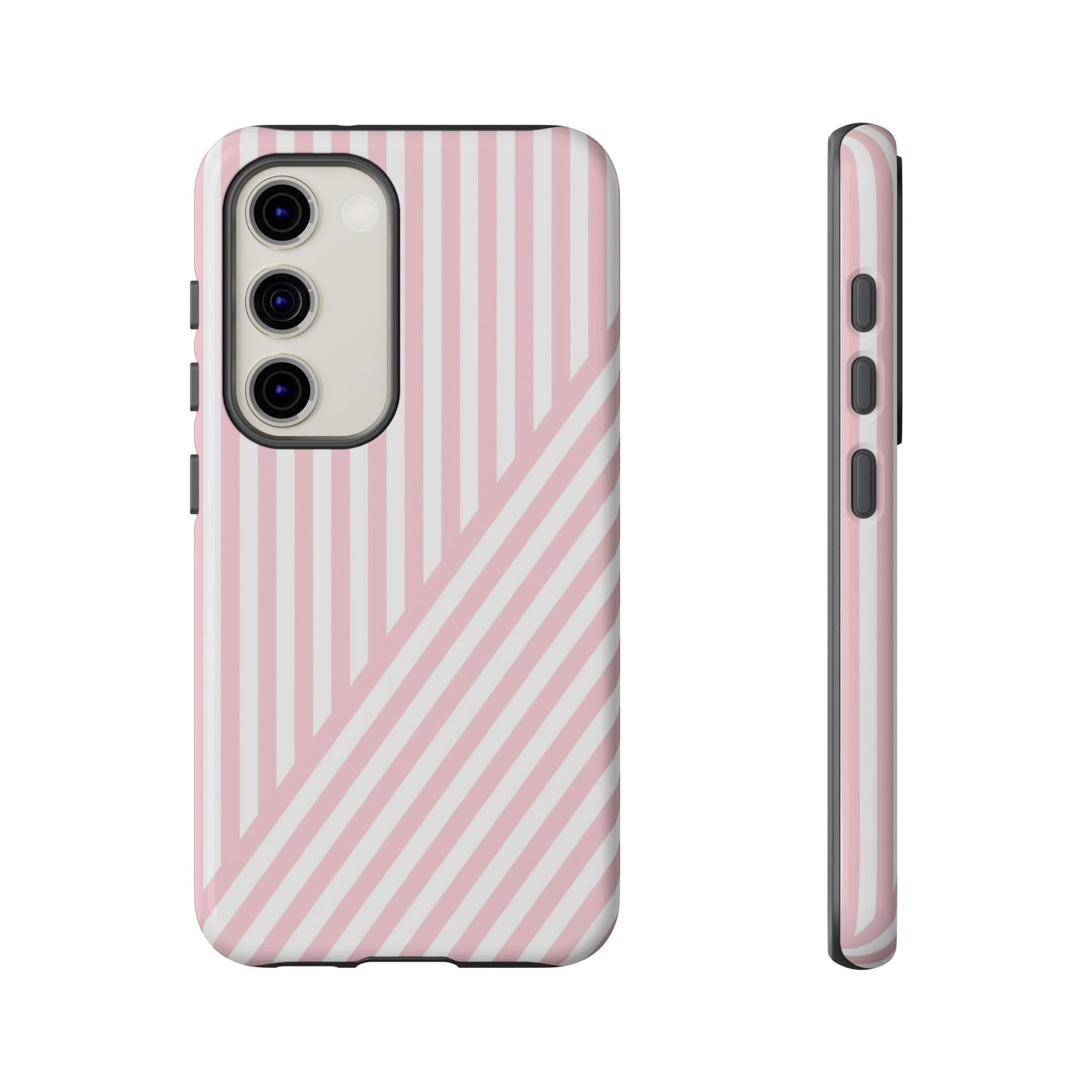 Custom Personalized Tough Phone Case - Aesthetic Stripes - For iPhone 17 Pro Max iPhone 16 Pro iPhone 15 Iphone 14 Iphone 13 Plus 13 12 11 - Studio40ParkLane