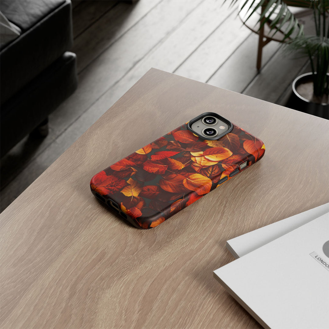Autumn Fall Leaves Gift for Her Cute Phone Case for, Samsung Galaxy S24, S23, S22, S21, IPhone 16 Case | Iphone 15, Iphone 14, IPhone 13 Case - Studio40ParkLane