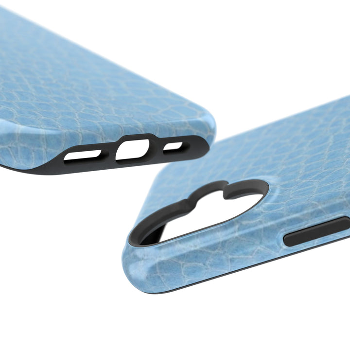 Non Leather Blue Color Pattern Magsafe Cute Phone Case for Iphone Gift for Her, | iPhone 15 Case | iPhone 15 Pro Max Case, Iphone 14, Iphone 14 Pro Max, Iphone 13, Iphone 16 - Studio40ParkLane