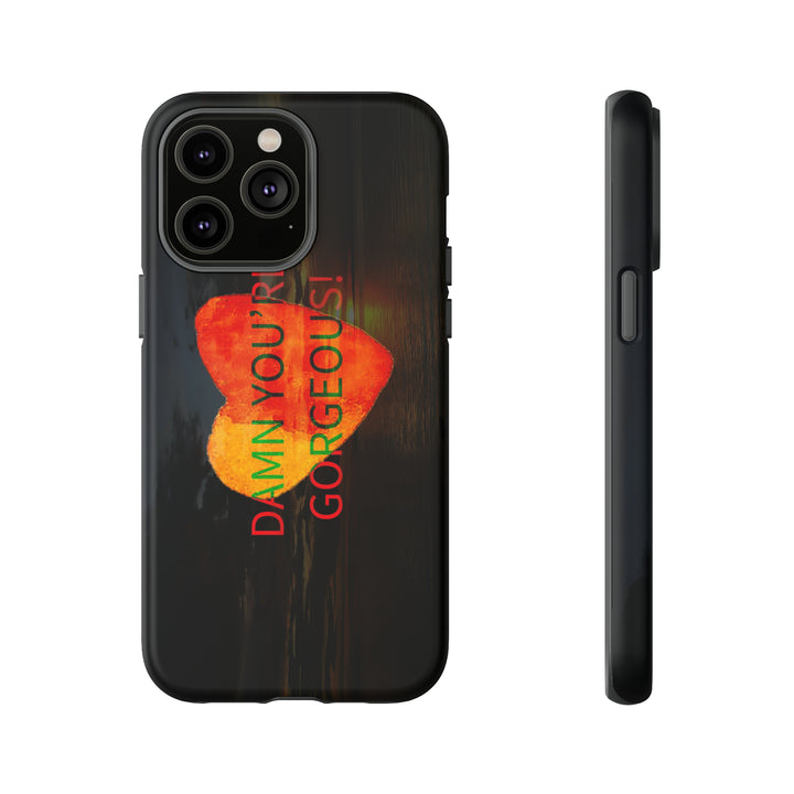 Cute IPhone Case | iPhone 15 Case | iPhone 15 Pro Max Case, Iphone 14 Case, Iphone 14 Pro Max Case IPhone Case for Art Lovers, Heart Sunset - Studio40ParkLane