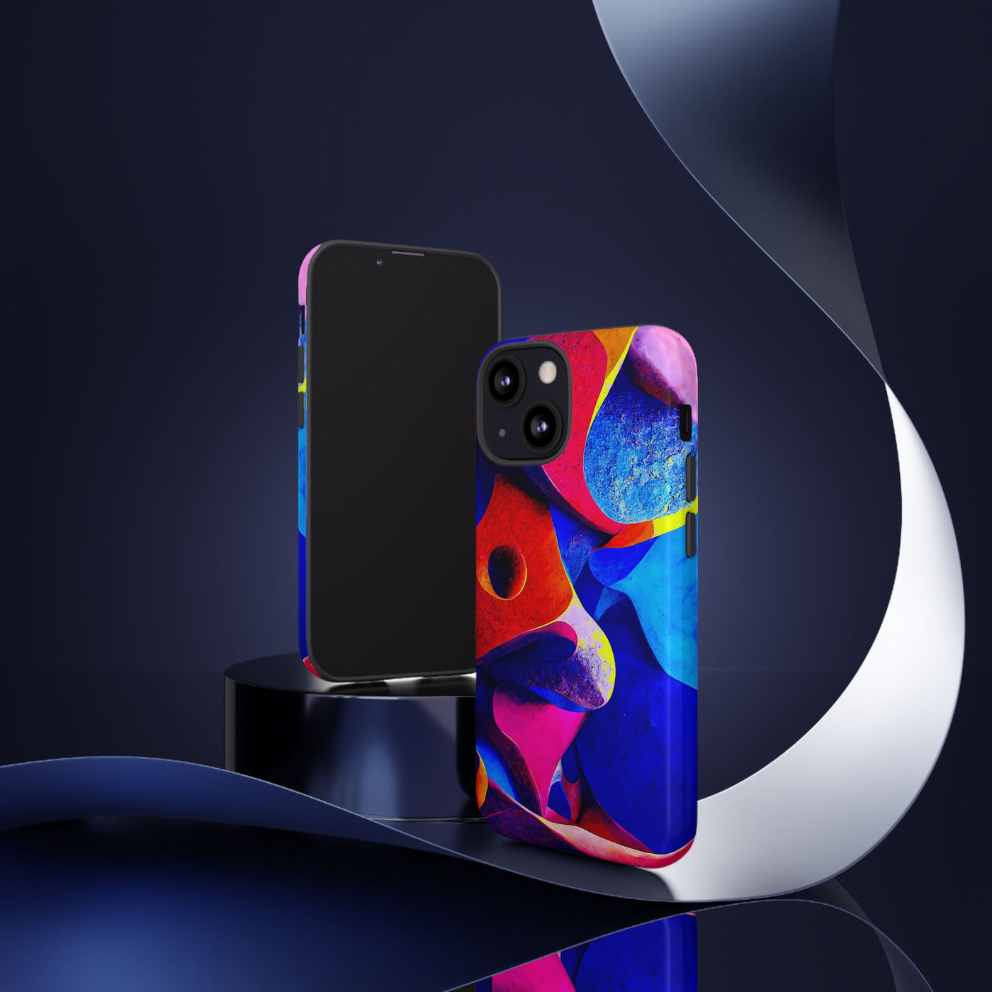 Impact Resistant, Abstract Shapes, Cute Phone Cases for Samsung S24, S23, S22, S21, IPhone 15 pro Iphone 14 pro Iphone 13 IPhone 12 Iphone 11