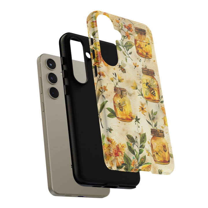 Impact Resistant, Honey Bees, Cute Phone Cases for Samsung S24, S23, S22, S21, IPhone 15 pro Iphone 14 pro Iphone 13 IPhone 12 Iphone 11 - Studio40ParkLane