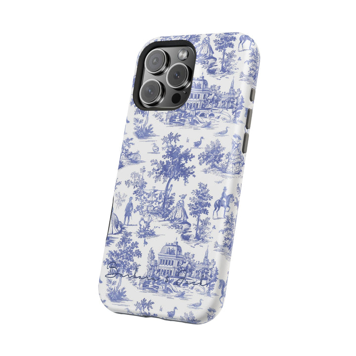 Magsafe French Toile Personalized Initial Custom Gift Cute Phone Cases for Iphone 16 Pro Max | iPhone 15, Pro Max Case, Iphone 14, 13, 12, 11, 10 - Studio40ParkLane