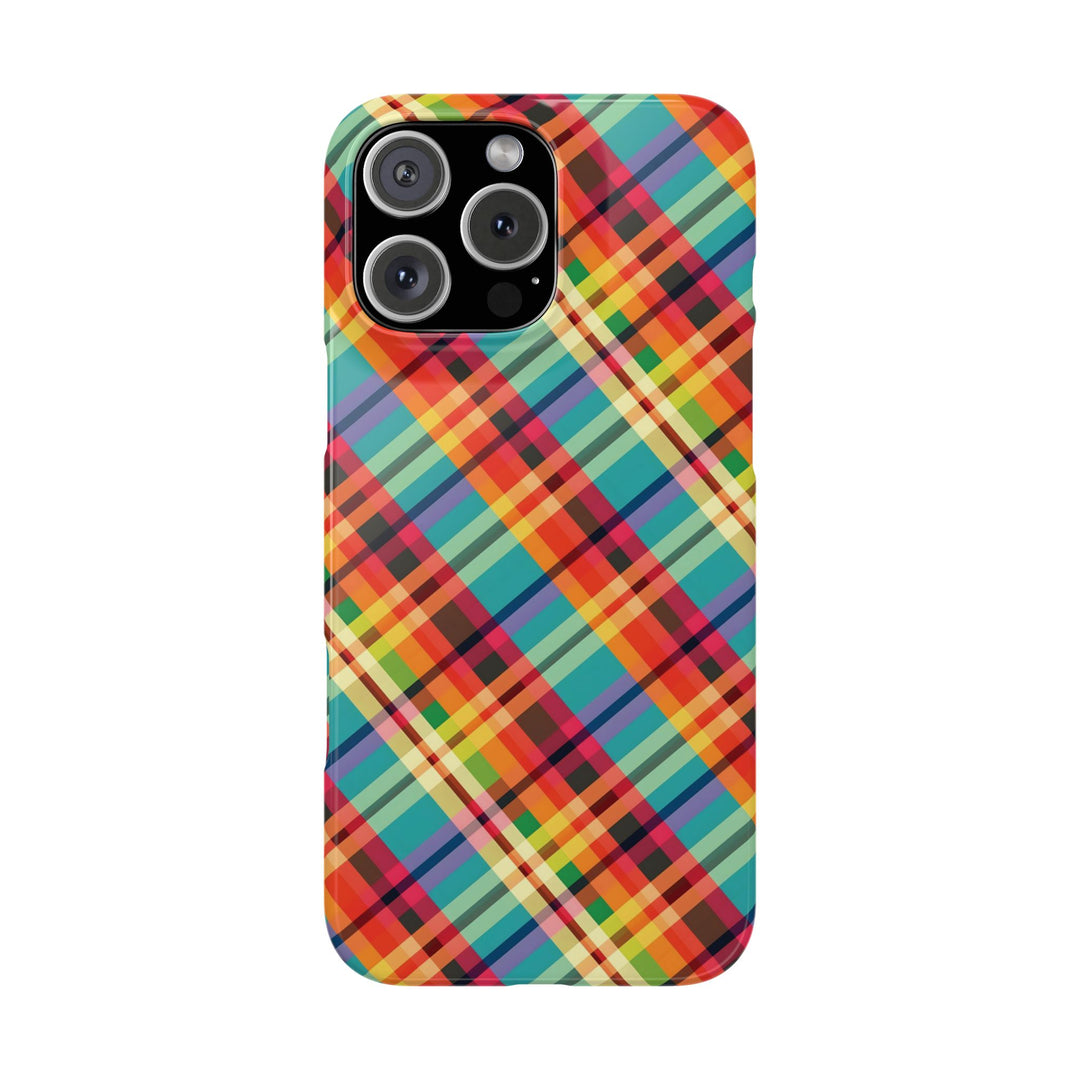 Slim Checkered Plaid Gift for Her Cute Phone Cases for Iphone 16 Pro Max | iPhone 15 Case | iPhone 15 Pro Max Case, Iphone 14, 13, 12, 11, 10, 8, 7 - Studio40ParkLane