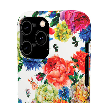 Snap Spring Flowers Cute Phone Cases for Samsung S24, S23, S22, S21, S20, Plus and Ultra, Iphone 16 Pro Max, Iphone 15, 14, 13, 12, 11, 10 - Studio40ParkLane